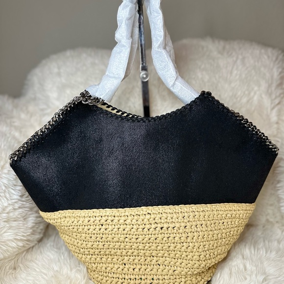 Stella McCartney Falabella Raffia Large Tote - Brand New Without Tags - Picture 2 of 10
